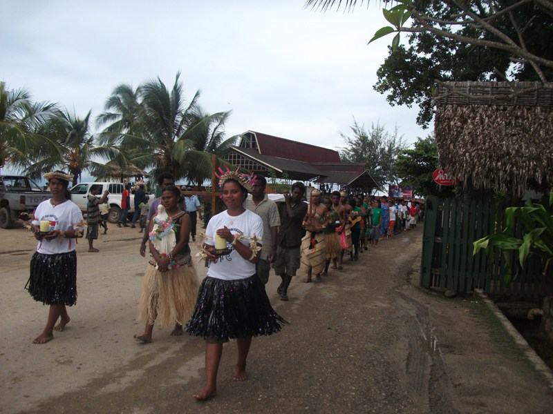 procession match with the wyd cross